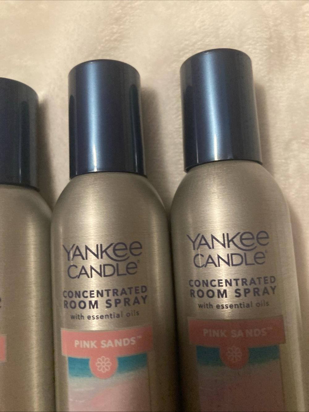 Yankee Candle Pink Sands Concentrated Room Spray set of 4 - Picture 2 of 3